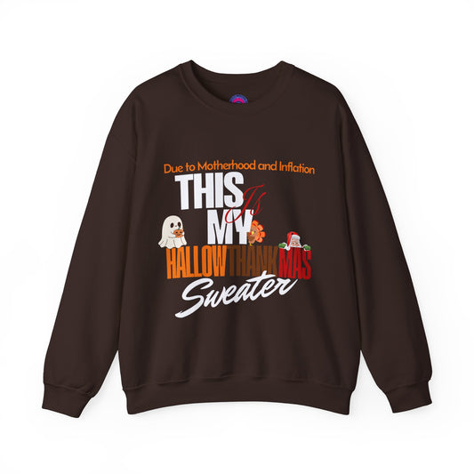 HallowThankMas™ Survival Sweatshirt Crewneck Sweatshirt