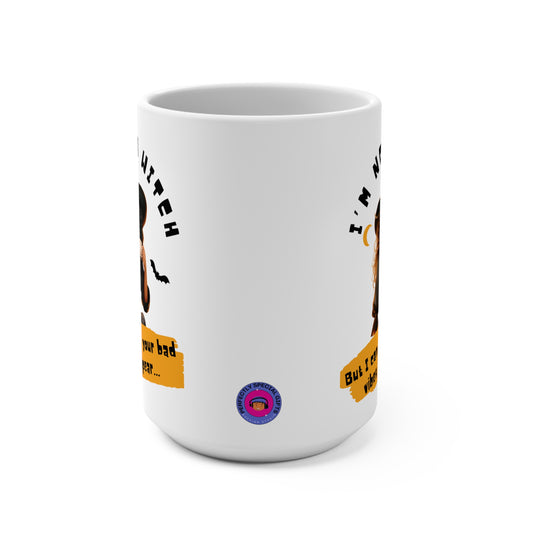 Making Bad Vibes Disappear One Sip at a Time - White 15oz Mug