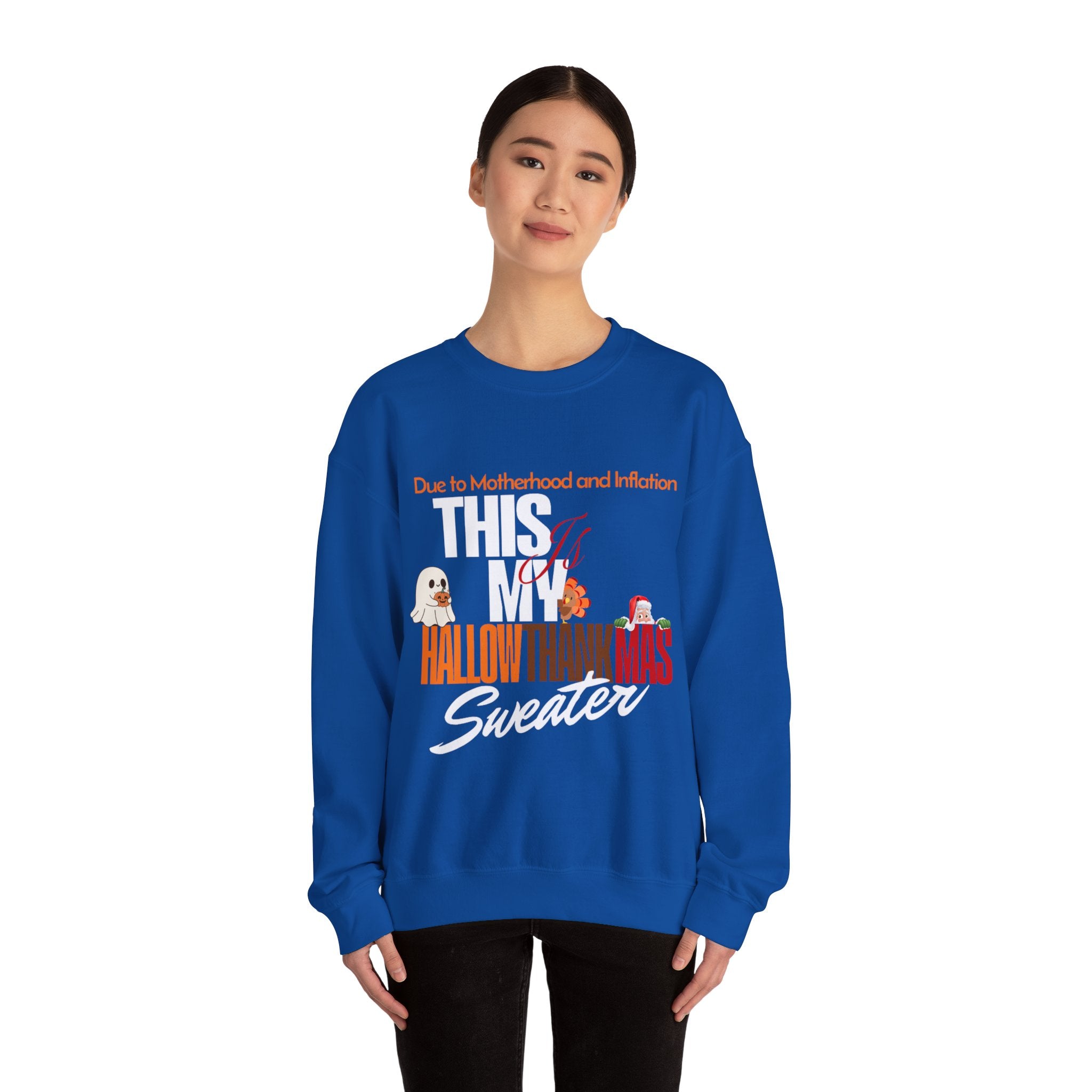 HallowThankMas™ Survival Sweatshirt Crewneck Sweatshirt