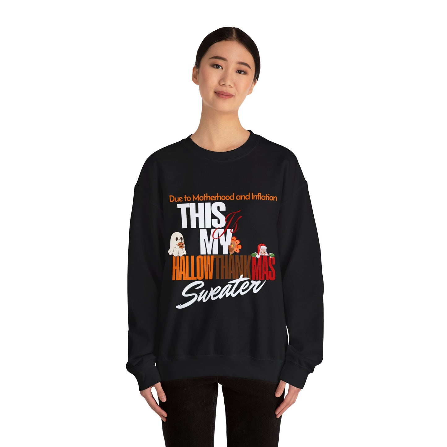 HallowThankMas™ Survival Sweatshirt Crewneck Sweatshirt