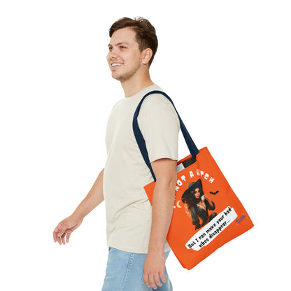 Bad Vibes Be Gone! Orange Tote Bag