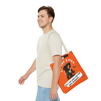 Bad Vibes Be Gone! Orange Tote Bag