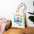 "My Favorite Peeps Call Me Mom" Personalized Cotton Canvas Tote Bag
