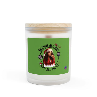 Frosted Glass Candle, 11oz