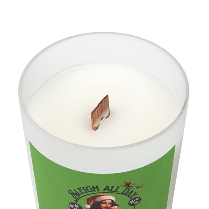 Frosted Glass Candle, 11oz