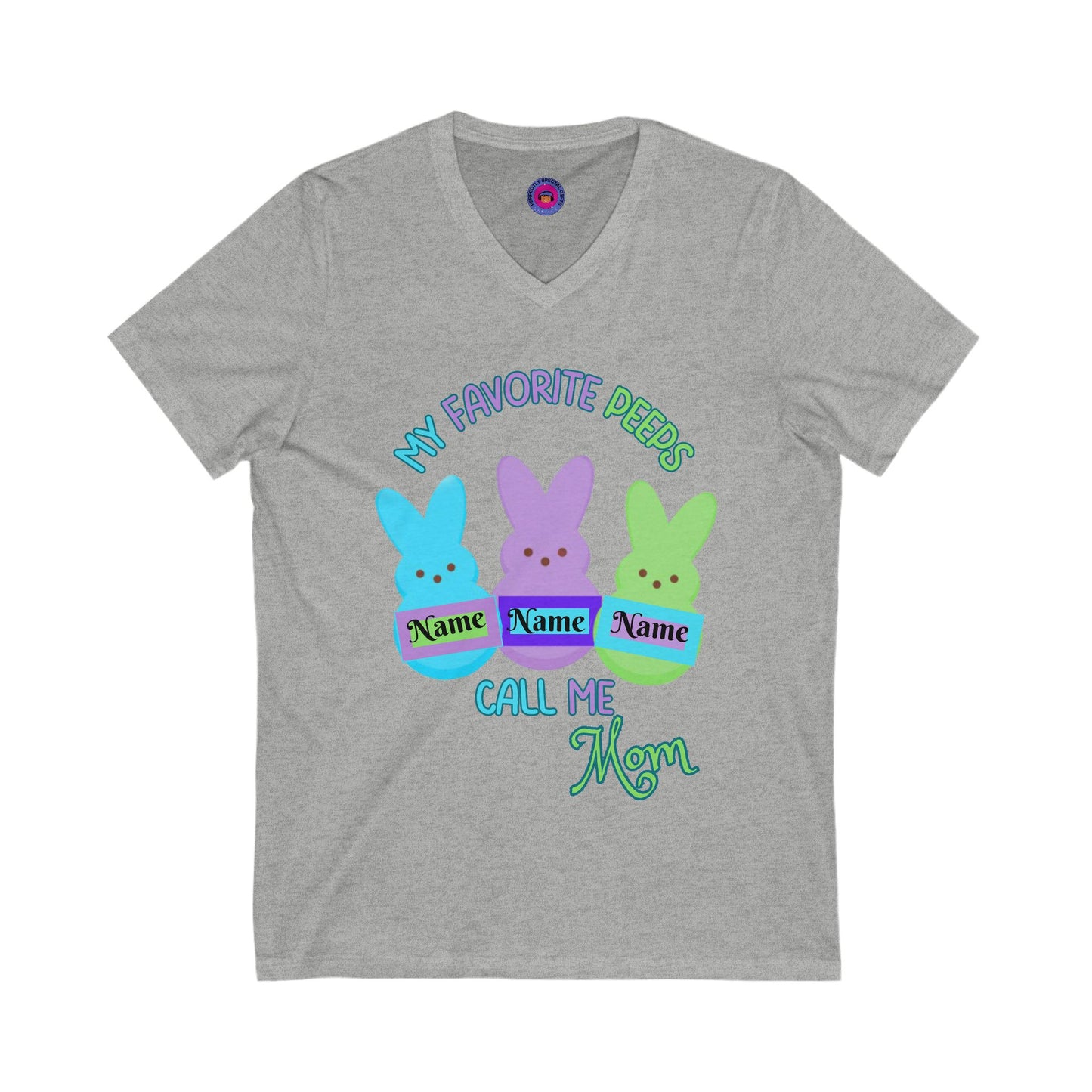 My Favorite Peeps Call Me Mom - Customizable Easter T-shirt