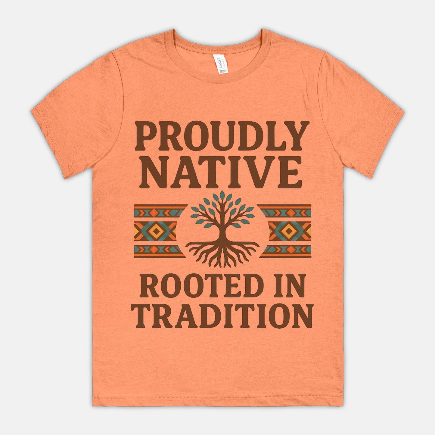 Proudly Native, Rooted In Tradition Unisex Tee
