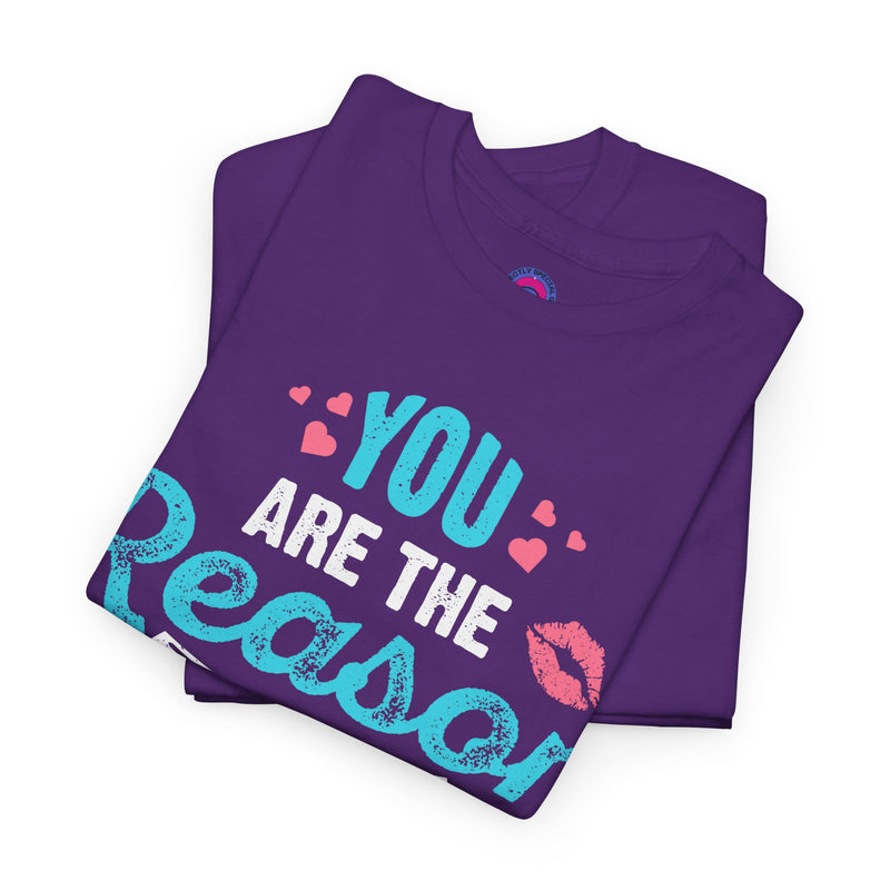 Funny Tshirt for Moms & Caregivers-You're the Reason I get up...Just kidding, It's the Baby