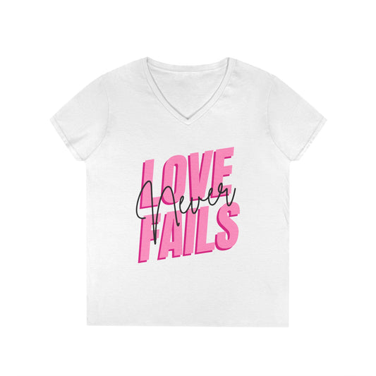 Love Never Fails T-Shirt – Encouragement for Moms with Real Lives