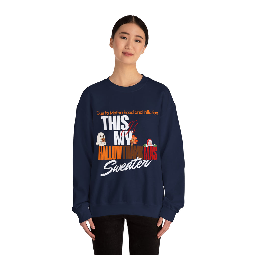 HallowThankMas™ Survival Sweatshirt Crewneck Sweatshirt