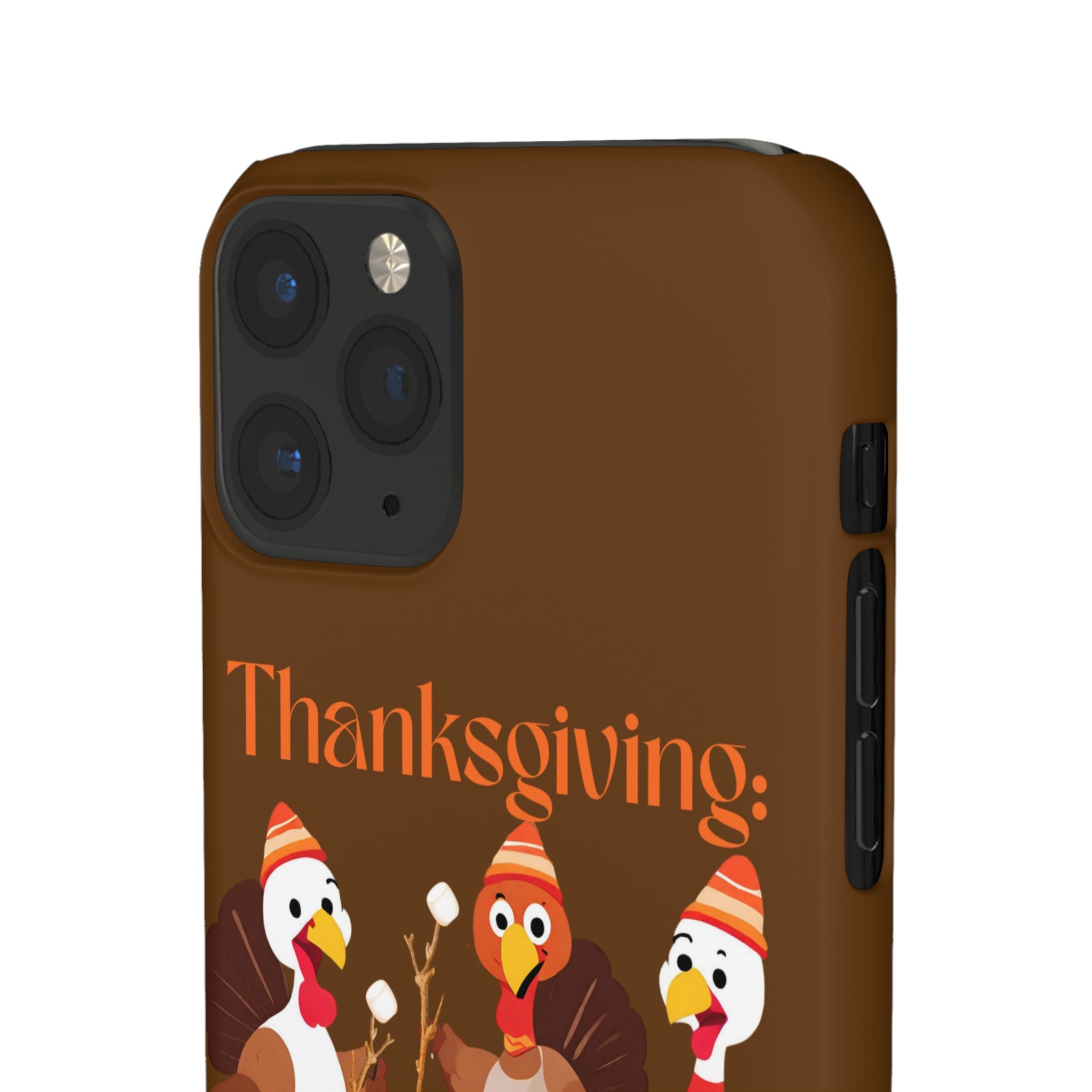 Funny "Roasted" Thanksgiving Phone Snap Case