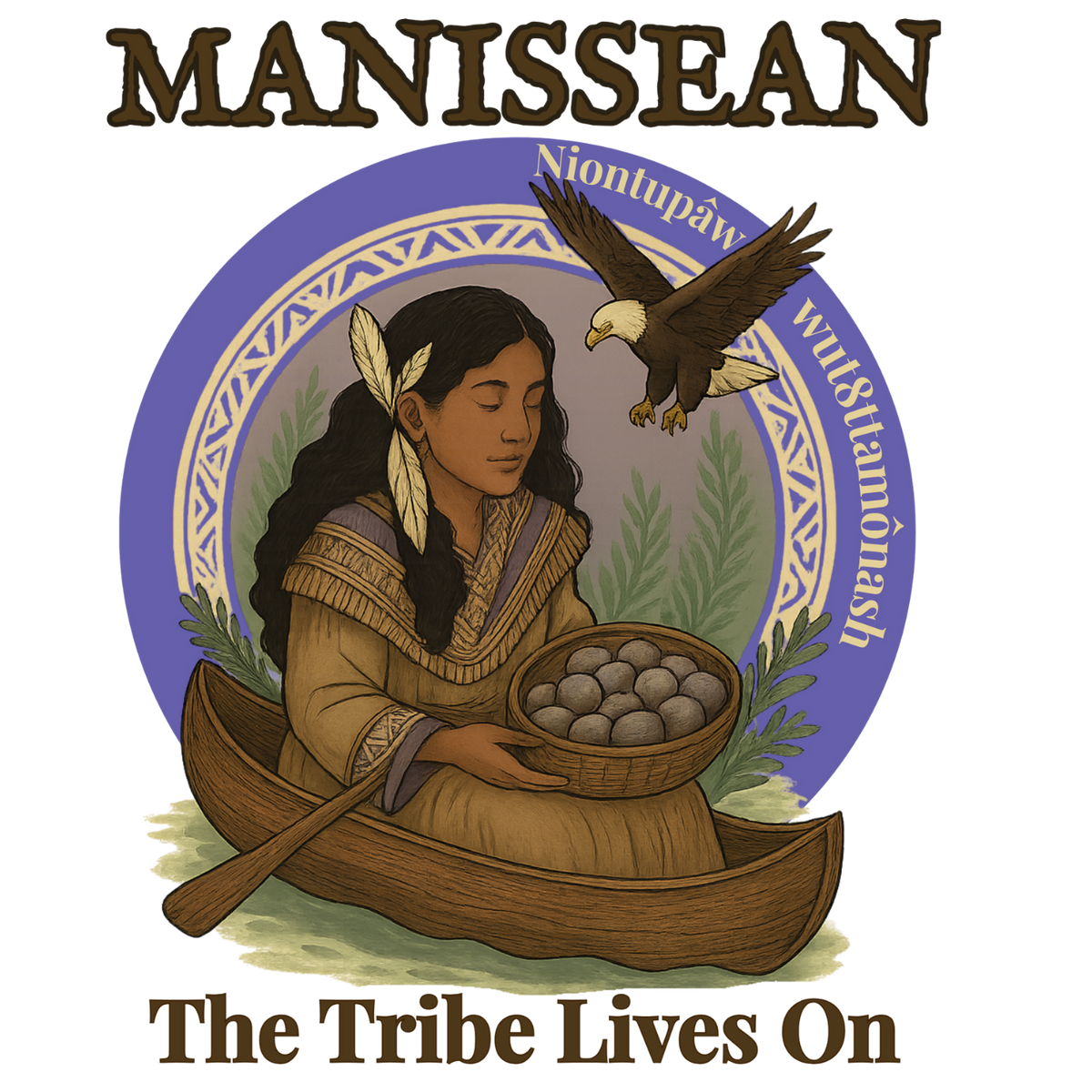 🌿🦅 Manissean Car Coasters — The Tribe Lives On